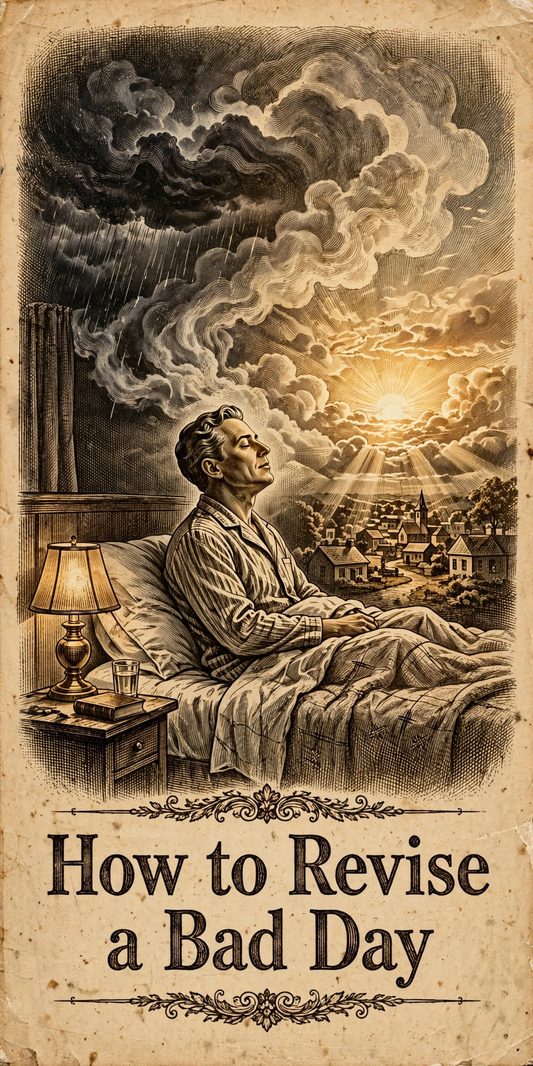 How to Revise a Bad Day: Neville Goddard's Nighttime Practice for Rewriting Your Tomorrow
