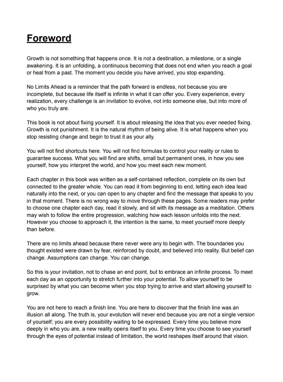 NO LIMITS AHEAD (Digital Edition PDF Download)